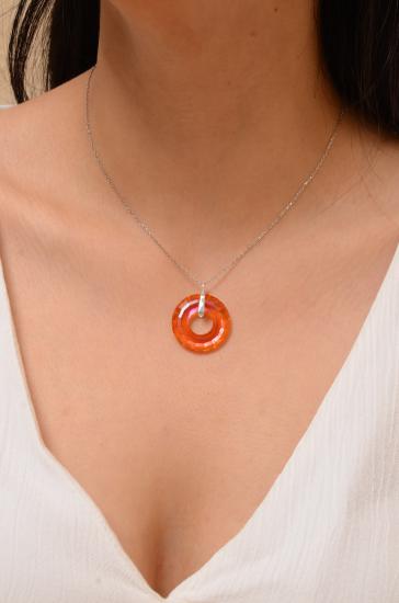 Swarovski Taşlı 925 Ayar Gümüş Kolye